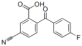 5-Cyano-2-(4-fluorobenzoyl)benzoic Acid CAS#: 411221-51-7