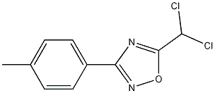 5-(Dichloromethyl)-3-p-tolyl-1,2,4-oxadiazole CAS#: 59455-91-3