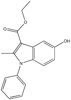 5-HYDROXY-2-METHYL-1-PHENYL-1H-INDOLE-3-CARBOXYLIC ACID ETHYL ESTER CAS#: 5564-29-4