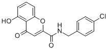 5-HYDROXY-4-OXO-4H-CHROMENE-2-CARBOXYLIC ACID 4-CHLORO-BENZYLAMIDE CAS#: 546093-13-4