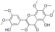 5-Hydroxy-2-(3-hydroxy-4,5-dimethoxyphenyl)-3,6,7,8-tetramethoxy-4H-1-benzopyran-4-one CAS#: 5065-10-1
