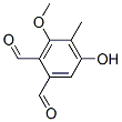 5-Hydroxy-3-methoxy-4-methyl-1,2-benzenedicarbaldehyde CAS#: 642-27-3
