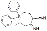 5-Imino-7-methyl-1,1-diphenylsilacycloheptane-4-carbonitrile CAS#: 56437-94-6