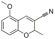 5-Methoxy-2-methyl-2H-1-benzopyran-3-carbonitrile CAS#: 57543-76-7