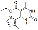 5-Pyrimidinecarboxylicacid,1,2,3,4-tetrahydro-6-methyl-4-(3-methyl-2-thienyl)-2-oxo-,1-methylethylester(9CI) CAS#: 433308-73-7