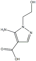 5-amino-1-(2-hydroxyethyl)pyrazole-4-carboxylic acid CAS#: 58046-50-7
