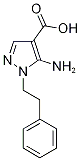5-amino-1-(2-phenylethyl)-1H-pyrazole-4-carboxylic acid(SALTDATA: FREE) CAS#: 443107-13-9