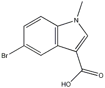 5-bromo-1-methyl-1H-indole-3-carboxylicacid CAS#: 400071-95-6