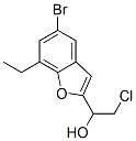 5-bromo-alpha-(chloromethyl)-7-ethylbenzofuran-2-methanol CAS#: 57704-13-9
