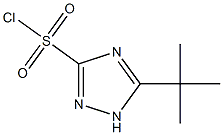 5-tert-butyl-1H-1,2,4-triazole-3-sulfonyl chloride CAS#: 59689-65-5