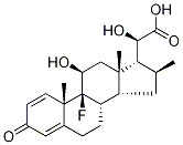 (11β,16α,20S)-9-Fluoro-11,20-dihydroxy-16-Methyl-3-oxopregna-1,4-dien-21-oic Acid CAS#: 50764-02-8