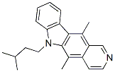 5,11-Dimethyl-6-(3-methylbutyl)-6H-pyrido(4,3-b)carbazole CAS#: 55042-53-0
