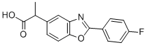 2-(4-Fluorophenyl)-α-methyl-5-benzoxazoleacetic acid CAS#: 51234-27-6