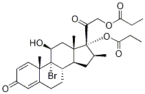 (11β,16β)-9-BroMo-11-hydroxy-16-Methyl-17,21-bis(1-oxopropoxy)pregna-1,4-diene-3,20-dione CAS#: 52092-14-5