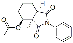 (3aR,7aα)-4β-(Acetyloxy)-3a,4,5,6,7,7a-hexahydro-3aα-methyl-2-phenyl-1H-isoindole-1,3(2H)-dione CAS#: 54346-15-5