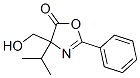 5(4H)-Oxazolone, 4-(hydroxymethyl)-4-(1-methylethyl)-2-phenyl- CAS#: 474651-50-8