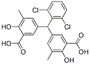 5,5'-(2,6-Dichlorobenzylidene)bis(3-methylsalicylic acid) CAS#: 54668-93-8