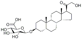 21-Hydroxy-20-oxo-5β-pregnan-3α-yl β-D-Glucopyranosiduronic Acid CAS#: 56162-36-8