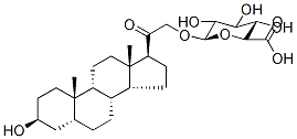 (3α,5β)-3-Hydroxy-20-oxopregnan-21-yl β-D-Glucopyranosiduronic Acid CAS#: 56162-37-9