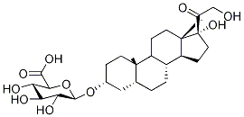 17,21-dihydroxy-20-oxo-5β-pregnan-3α-yl β-D-Glucopyranosiduronic Acid CAS#: 56162-40-4