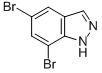 5,7-DIBROMO-1H-INDAZOLE CAS#: 50477-28-6