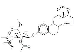 17β-Acetyl-estradiol 3-(Tri-O-acetyl-β-D-glucuronic Acid Methyl Ester) CAS#: 59495-70-4