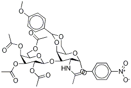 2-Acetamido-2-deoxy-4,6-O-(4-methoxybenzylidene)-3-O-(2,3,4,6-tetra-O-acetyl-β-D-galactopyranosyl)-4-nitrophenyl-α-D-galactopyranoside CAS#: 59837-11-5