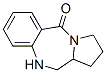 5H-Pyrrolo(2,1-c)(1,4)benzodiazepin-5-one, 1,2,3,10,11,11a-hexahydro- CAS#: 5544-20-7