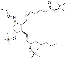 (5Z,11R,13E,15S)-9-(Ethoxyimino)-11,15-bis(trimethylsiloxy)prosta-5,13-dien-1-oic acid trimethylsilyl ester CAS#: 57377-97-6
