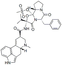 5'alpha-benzyl-12'-hydroxy-2'-isopropylergotaman-3',6',18-trione methanesulphonate CAS#: 57884-92-1