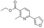 6-(3-Furanyl)-2-methylpyridine-3-carboxylic acid ethyl ester CAS#: 53913-04-5