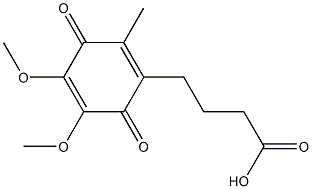 6-(3-carboxypropyl)-2,3-diMethoxy-5-Methyl-1,4-benzoquinone CAS#: 58186-01-9