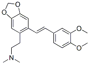 6-(3,4-Dimethoxy-trans-styryl)-N,N-dimethyl-1,3-benzodioxole-5-ethanamine CAS#: 50657-26-6