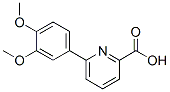 6-(3,4-Dimethoxyphenyl)-picolinic acid CAS#: 479225-16-6