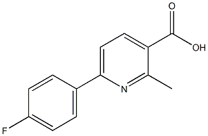 6-(4-Fluoro-phenyl)-2-methyl-nicotinic acid CAS#: 582325-06-2