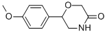 6-(4-METHOXY-PHENYL)-MORPHOLIN-3-ONE CAS#: 5196-94-1