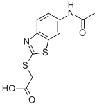 (6-ACETYLAMINO-BENZOTHIAZOL-2-YLSULFANYL)-ACETIC ACID CAS#: 436088-91-4