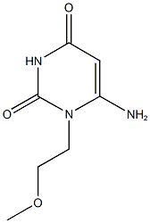 6-AMINO-1-(2-METHOXY-ETHYL)-1H-PYRIMIDINE-2,4-DIONE CAS#: 56075-76-4