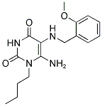 6-AMINO-1-BUTYL-5-(2-METHOXY-BENZYLAMINO)-1H-PYRIMIDINE-2,4-DIONE CAS#: 571149-78-5