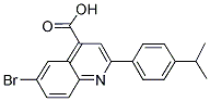 6-BROMO-2-(4-ISOPROPYL-PHENYL)-QUINOLINE-4-CARBOXYLIC ACID CAS#: 438531-43-2