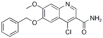 6-(Benzyloxy)-4-chloro-7-methoxyquinoline-3-carboxamide CAS#: 476193-59-6