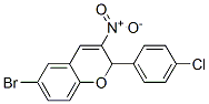 6-Bromo-2-(4-chlorophenyl)-3-nitro-2H-1-benzopyran CAS#: 57544-18-0