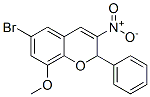 6-Bromo-8-methoxy-3-nitro-2-phenyl-2H-1-benzopyran CAS#: 57543-90-5
