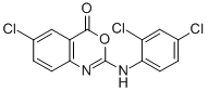 6-CHLORO-2-(2,4-DICHLOROANILINO)-4H-3,1-BENZOXAZIN-4-ONE CAS#: 477859-06-6