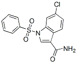 6-CHLORO-(PHENYLSULFONYL)-1H-INDOLE-3-CARBOXAMIDE CAS#: 540740-50-9