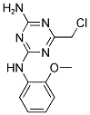 6-(CHLOROMETHYL)-N-(2-METHOXYPHENYL)-1,3,5-TRIAZINE-2,4-DIAMINE CAS#: 578762-51-3