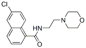 6-Chloro-N-(2-morpholinoethyl)-1-naphthalenecarboxamide CAS#: 50341-95-2