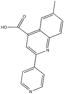 6-METHYL-2-PYRIDIN-4-YLQUINOLINE-4-CARBOXYLIC ACID CAS#: 5486-67-9