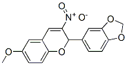 6-Methoxy-2-(3,4-methylenedioxyphenyl)-3-nitro-2H-1-benzopyran CAS#: 59528-35-7