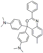 6-Methyl-4,4-bis(p-dimethylaminophenyl)-2-phenyl-4H-3,1-benzoxazine CAS#: 59692-86-3